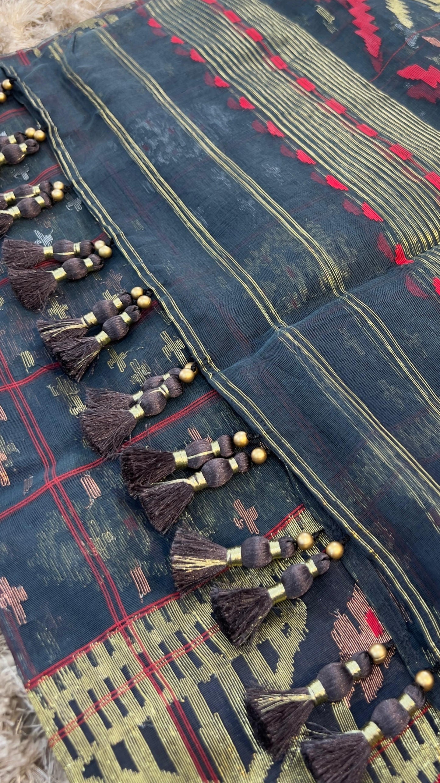 Dhakai Handloom Cotton Jamdani Saree (04)